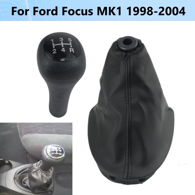 

For Ford Focus MK1 1998 1999 2000 2001 2002 2003 2004 2005 Gear Shift Knob / Gear Lever Shifter Boot Case Transmission Handle