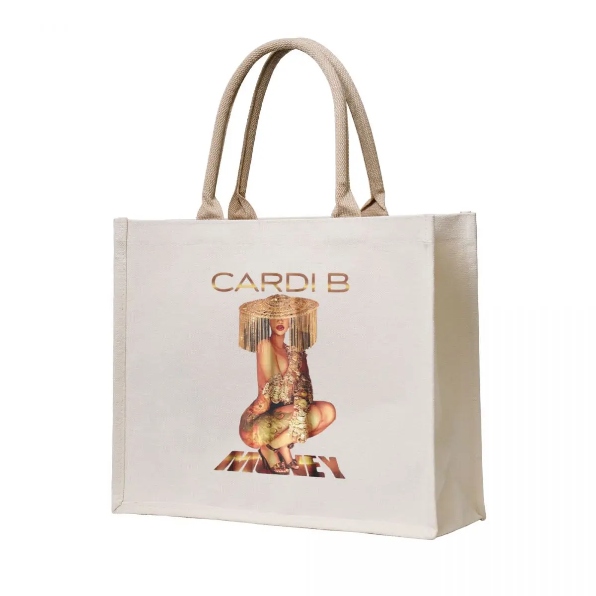 

Cardi B money Tote Bag Customizable tote bag Large bags for women custom bags