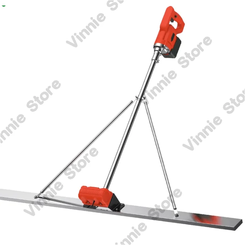 100cm Electric Concrete Polisher Level Floor Vibration Ruler Mortar Vibrator Screed Concrete Leveling Machine with Battery