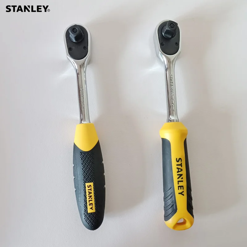 Imagem -04 - Stanley-chave de Catraca Profissional para Carro e Bicicleta Catraca de Acionamento Chave Soquete Mecanismo Dupla Face Ferramentas Manuais 10 mm 60 Dentes