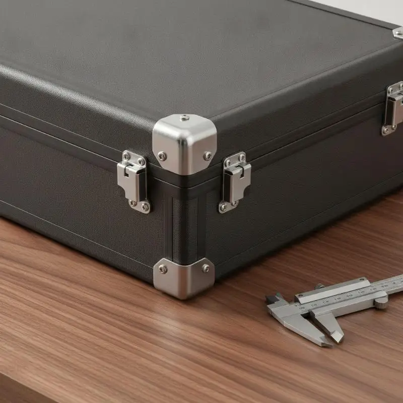 6 Hole Reinforced Metal Corner Bracket Angle Code Hardware Fitting For Tool Case Aviation Cabinet Reinforce Repair