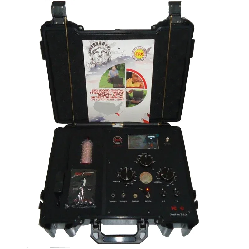 Professional Underground Gold Detector Long Range Gold Diamond Copper Silver Jewel Detector EPX10000 3D Metal Detector