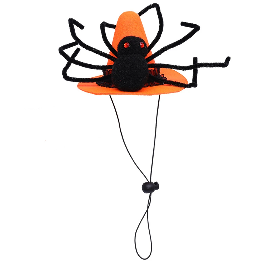 

Spider Felt Hat Halloween Costume Winter Cap Dog Hat Lovely Pet Headgear Funny cosplay Accessories Pet Headgear