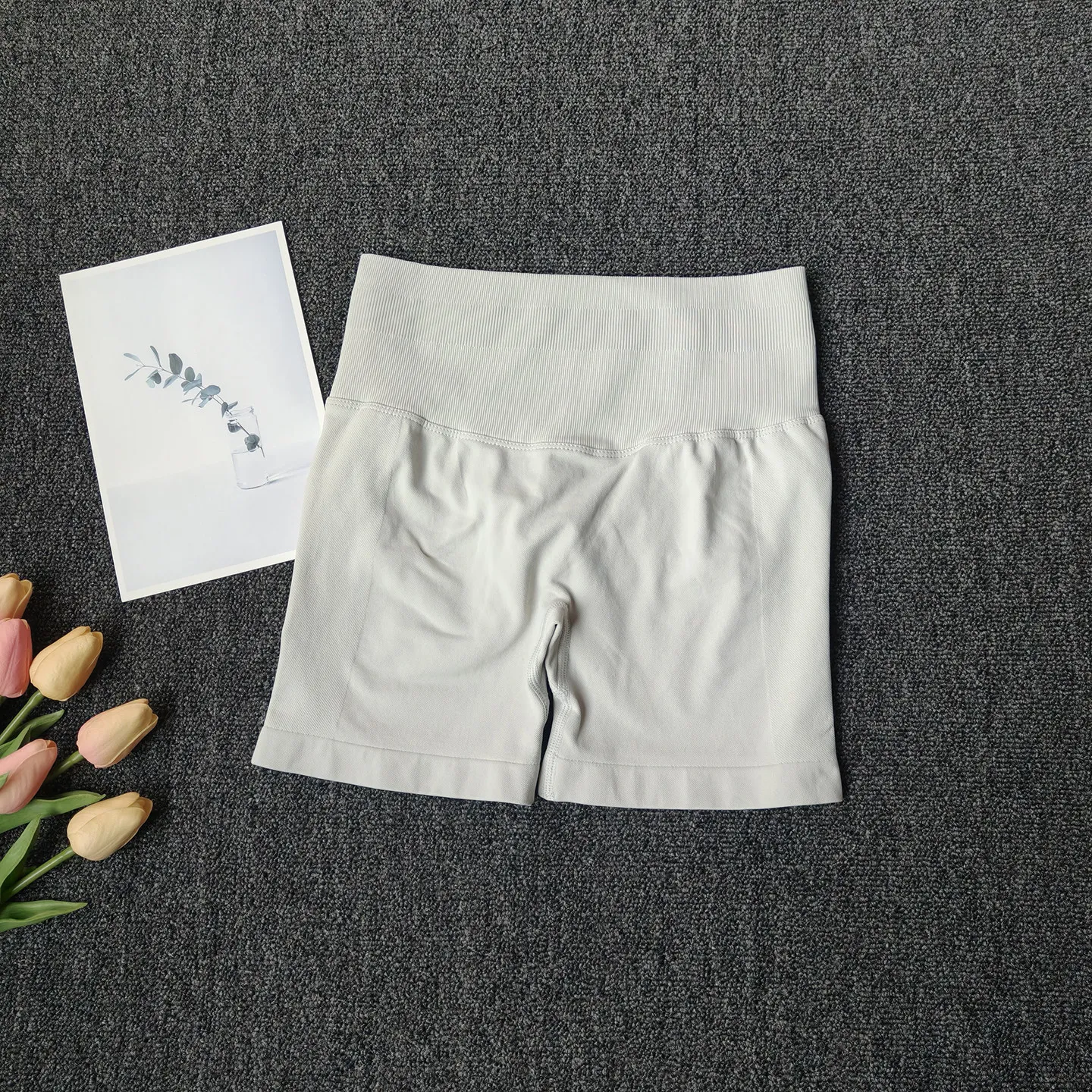 Peach Butt Fitness-Shorts für Damen, Sport-Shorts mit Po-Lifting-Effekt, Yoga-Shorts, hohe Taille, bauchstraffend, nahtlos, hochelastisch. – Detail 6