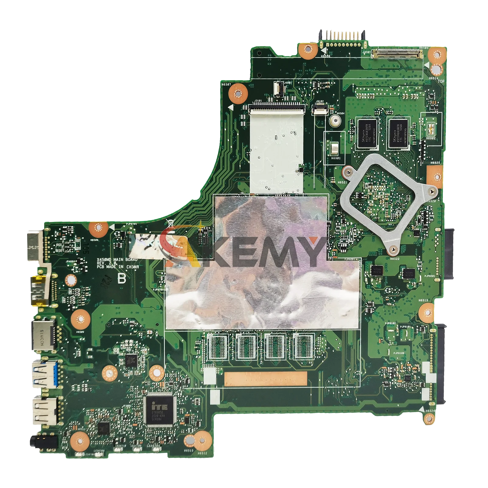 Płyta główna do laptopa ASUS VivoBook X450MD X452M X450MJ X450M z procesorem Celeron, przetestowana, sprawna, szybka wysyłka.