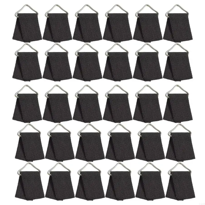 

30pcs Trampoline V Clip Triangular Repair Parts Corrosion Resistant Steel U4LB