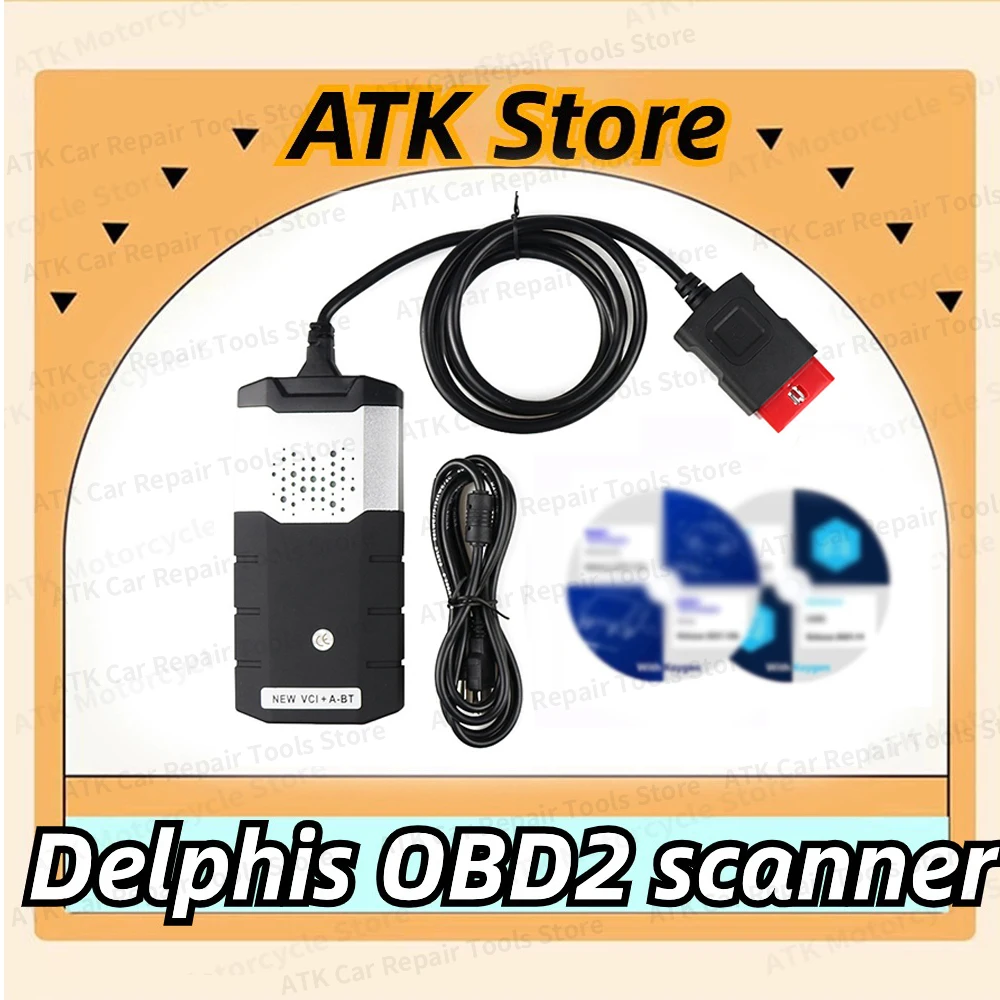 

2024 DS-150E Diagnostic Tools Bluetooth for TNESF DEL-PHIS ORPDC Cars Trucks DS-150E Obd2 Scanner 2021.11 Keygen VD 21 relays