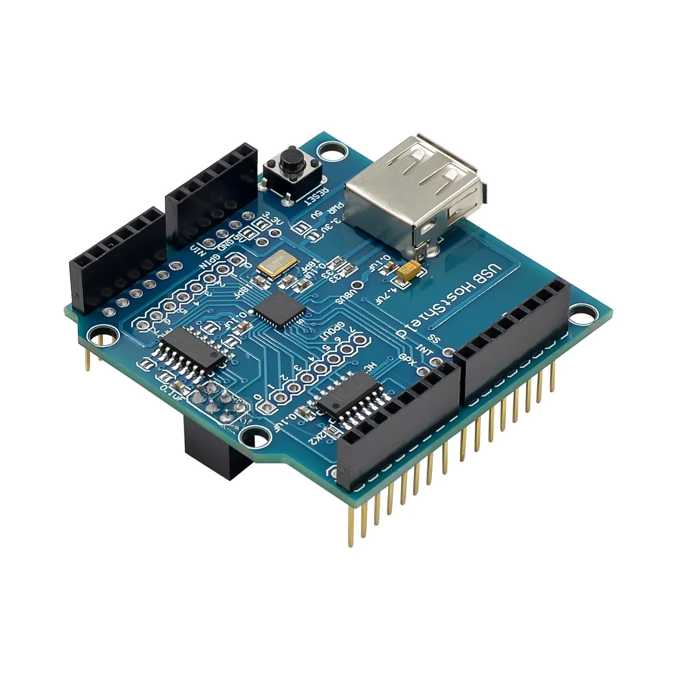 Imagem -03 - Usb Host Shield 2.0 para Arduino Uno Mega Adk Compatível com Android Faça Você Mesmo Placa Módulo Eletrônico