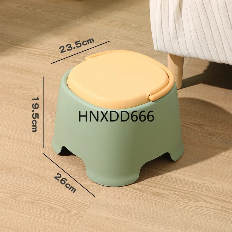 

designer Plastic stool Office house handle living room Interior makeup vanity Footrest bedroom Low chairs home furniture