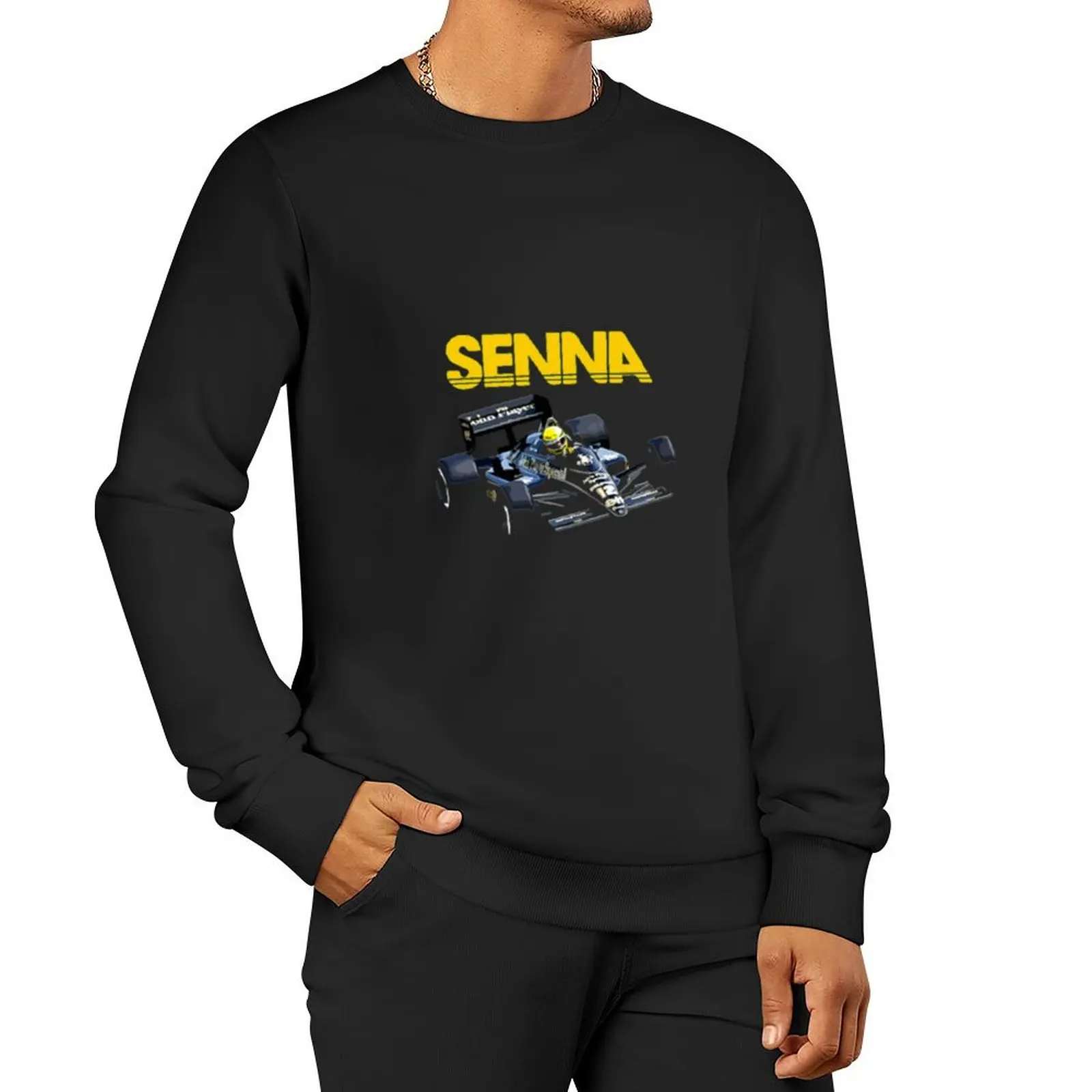 

Ayrton Senna 97T John Player Livery Pullover Hoodie anime clothing clothes for men autumn sweatshirt