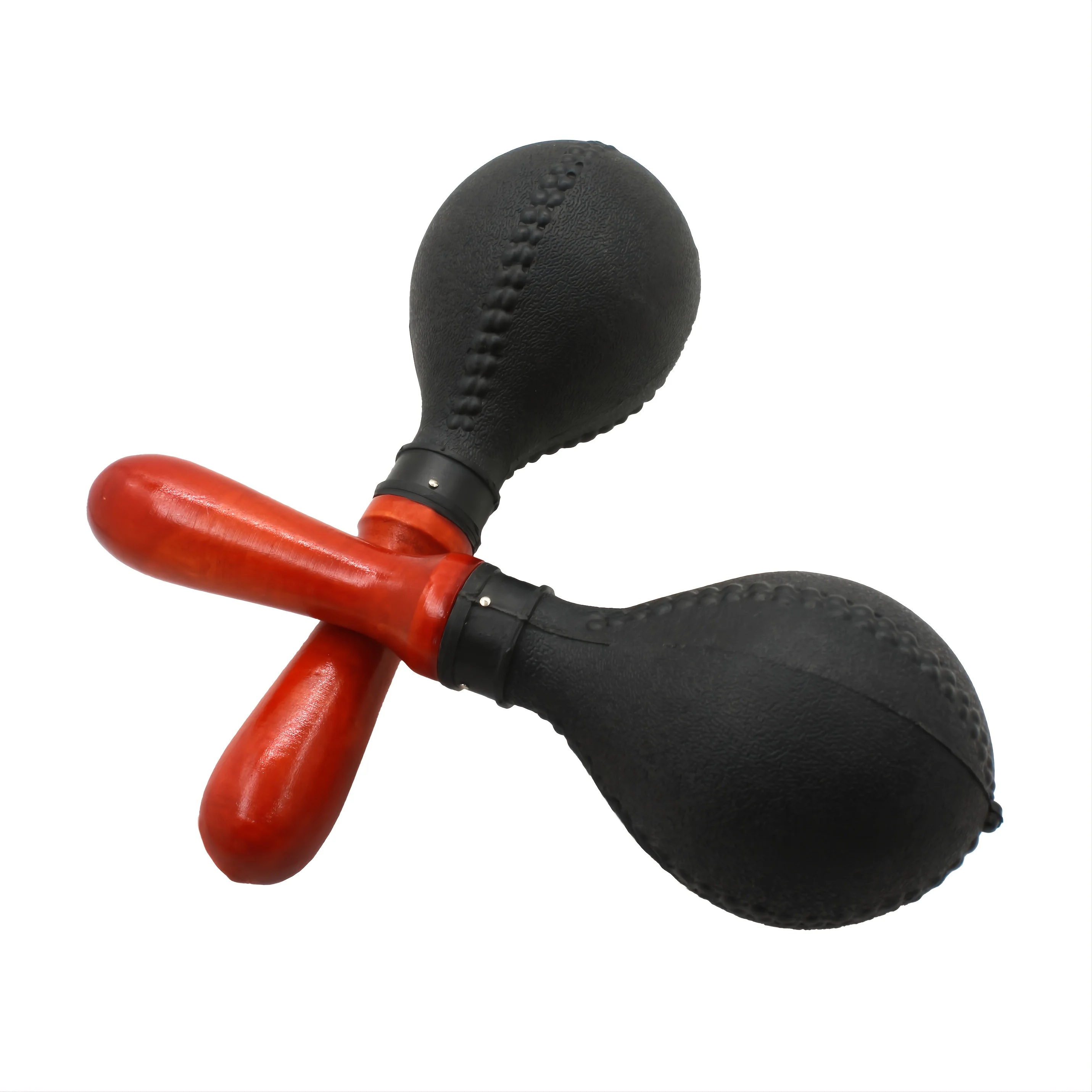 

2Pcs Maracas Pair of Shakers Rattles ABS Plastic Shells and Wooden Handles for Live Performances and Recording Sessions