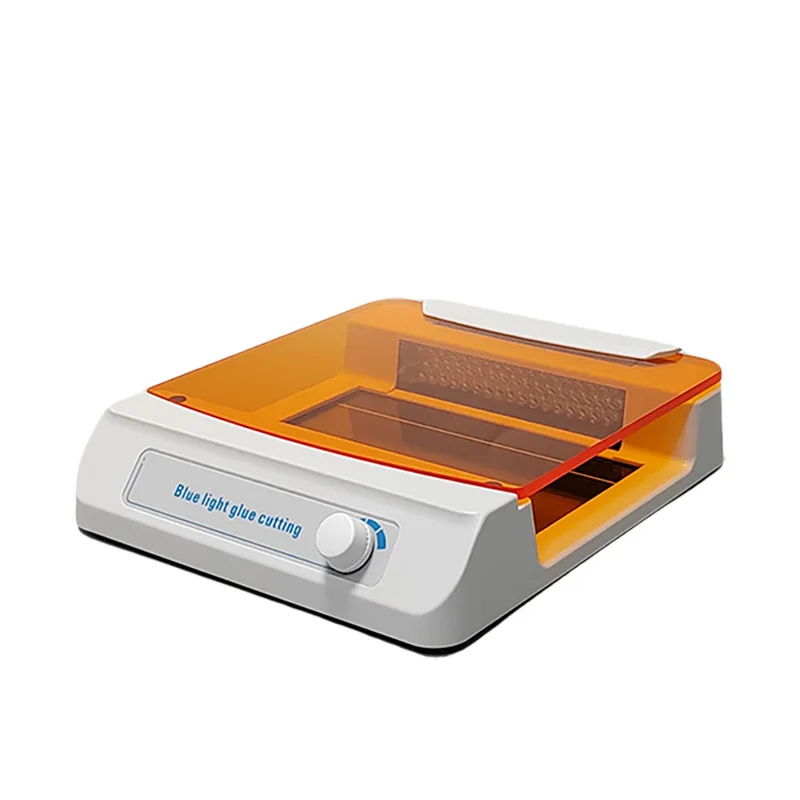 Observation on UV Fluoresce nce Protein Electrophoresis Separation By QW-GC400 Blue Light Gel Cutting Instrument