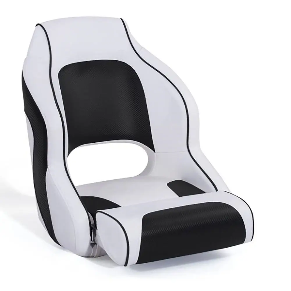 High Quality Comfortable Leather  Boat Seat with Ladder for Marine Yacht Chair Dock Pontoon-Made in China