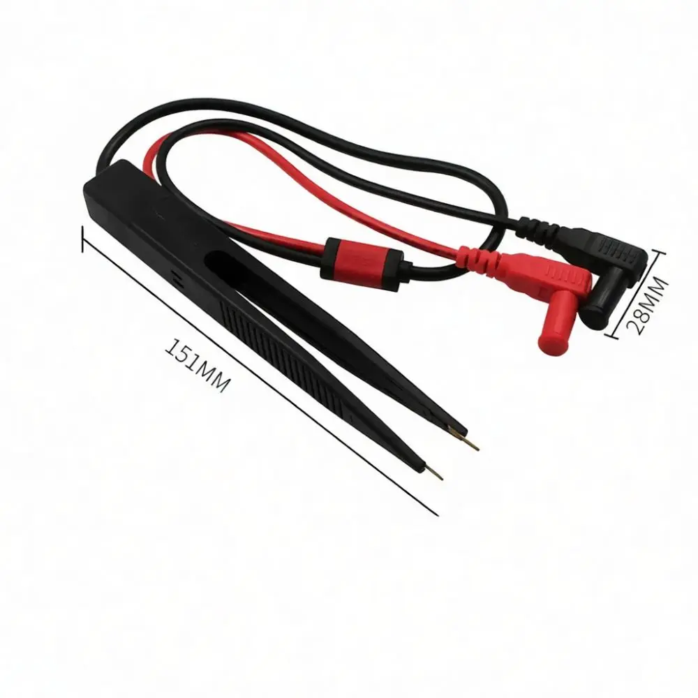 SMD Component Tester Tweezers Probe For XingWeiqiang Precision Capacitor Inductor Multimeter Meter Lead Measuring Tool