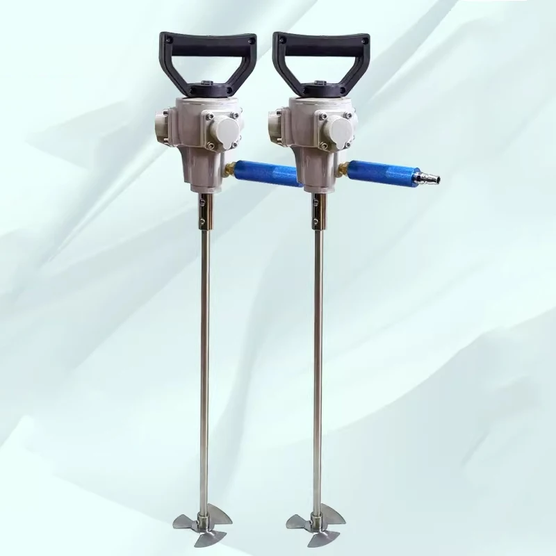 Pneumatic 5-gallon Paint Mixer, Dye and Adhesive Mixer, Portable Stainless Steel 6-8KG Pressure Mixer Feed Mixing