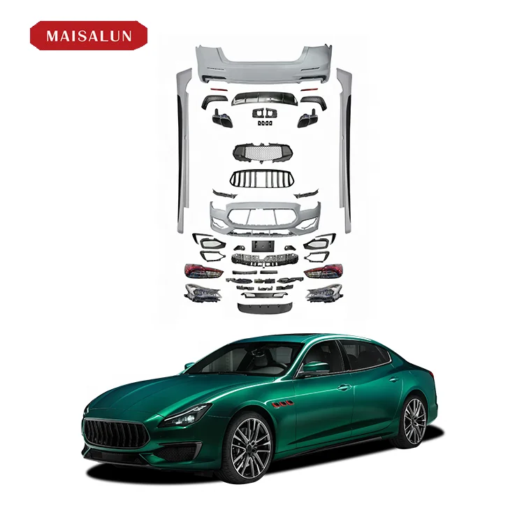 

High Quality Trofeo Body Kit for Quattroporte Body Kit Front Rear Bumper l Side Skirts Spoiler