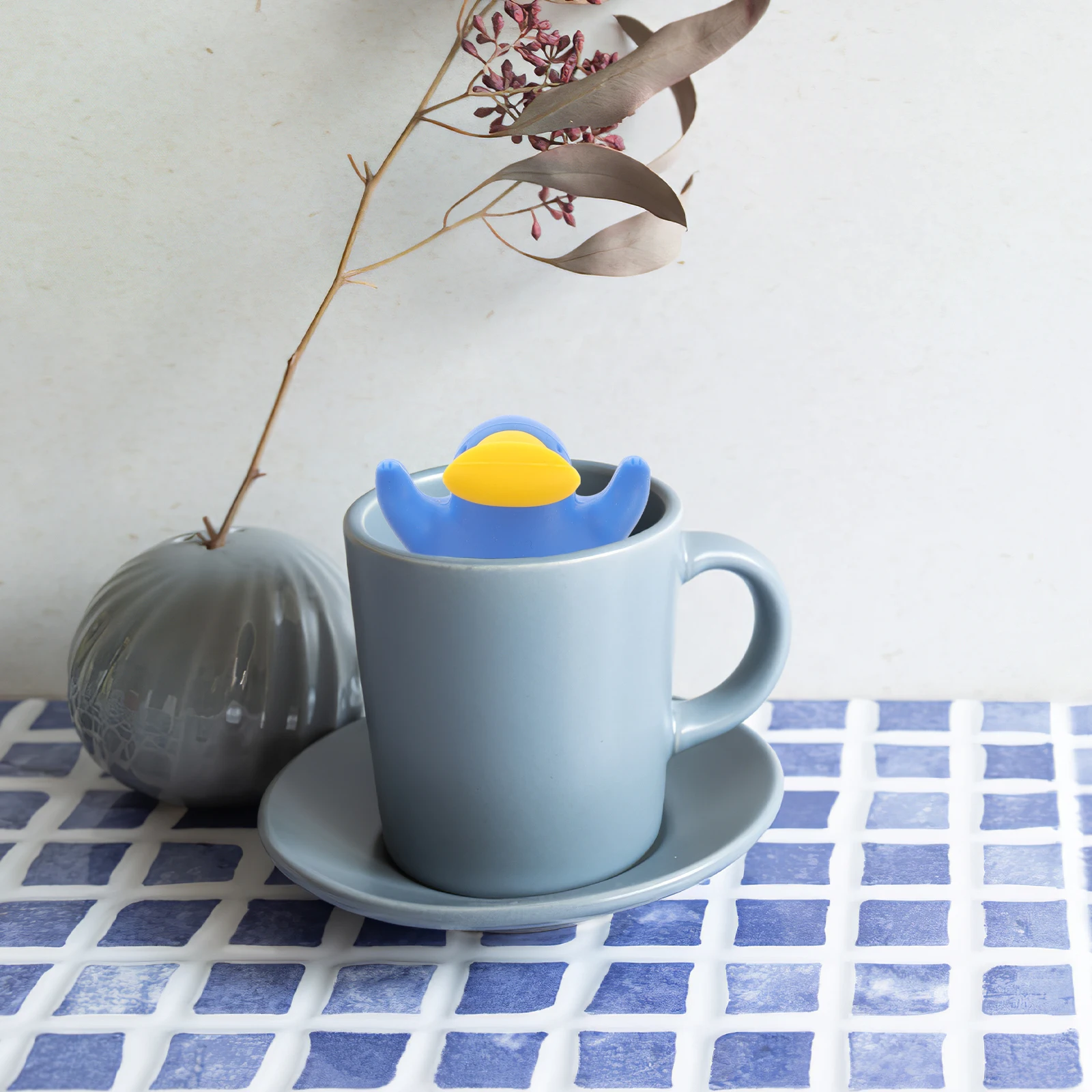 

Silicone Tea Infuser Shape Food Grade Fine Mesh Easy Clean Animal Tea Strainer Loose Leaf Cartoon Design Gift