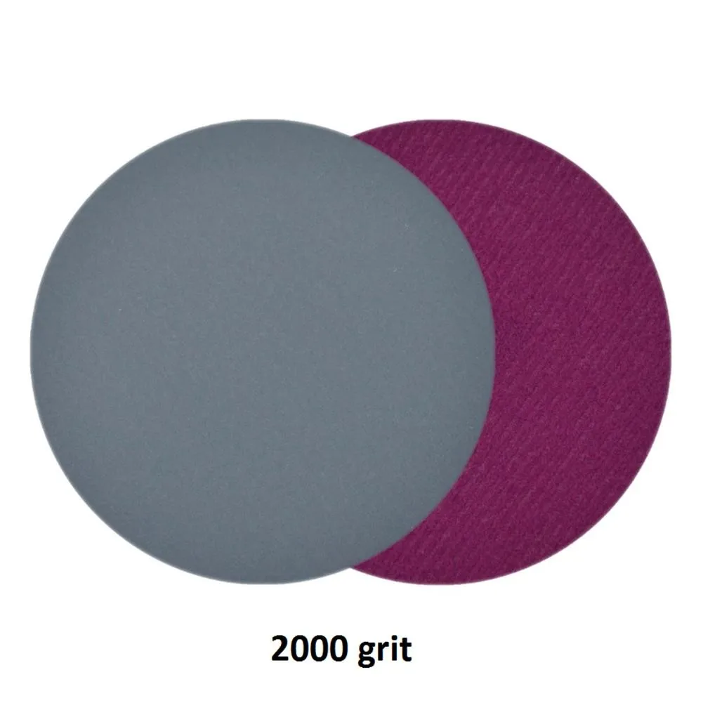 15pcs Hook And Loop Wet And Dry Sandpaper 400 600 2000 Grits Sanding Disc For Headlamps Automotive Metal Polishing