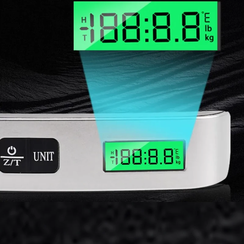 Portable Handheld Hanging Scale. Luggage Weight Scale 110 Lb/50kg Electronic Luggage Travel Weighing. Does Not Include the Batte
