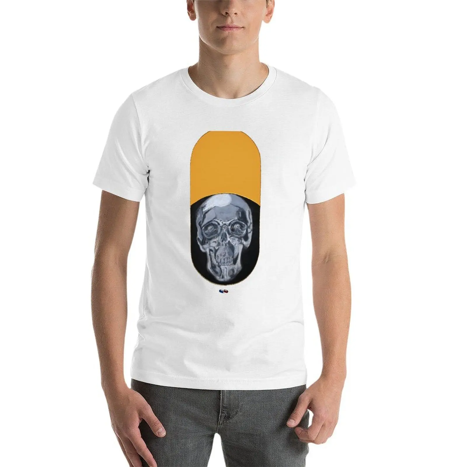 Society's Pills by Pedro Ramalho T-Shirt t shirt man cotton anime tshirt T-Shirt - view 4