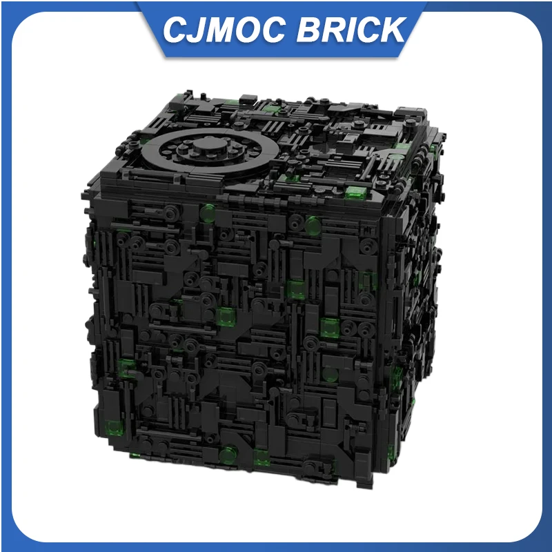 

1363pcs MOC Borg Cube Assembly UCS Scale Building Blocks Space Series Educational Creative Collectors Toys Gifts MOC-112646