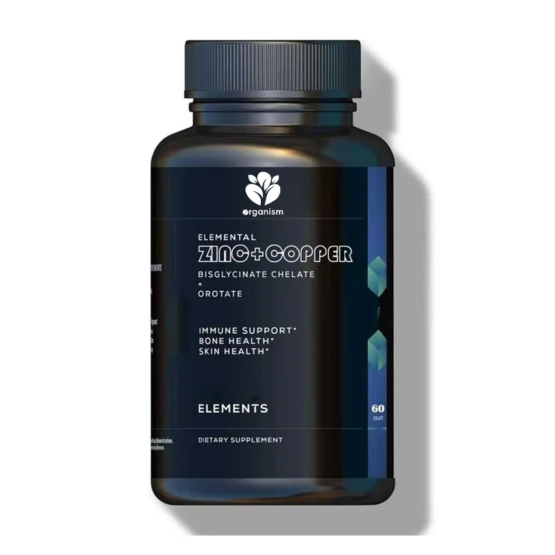 Zinc bisglycinate+Orotate 245mg copper chelate: muscle and skin health