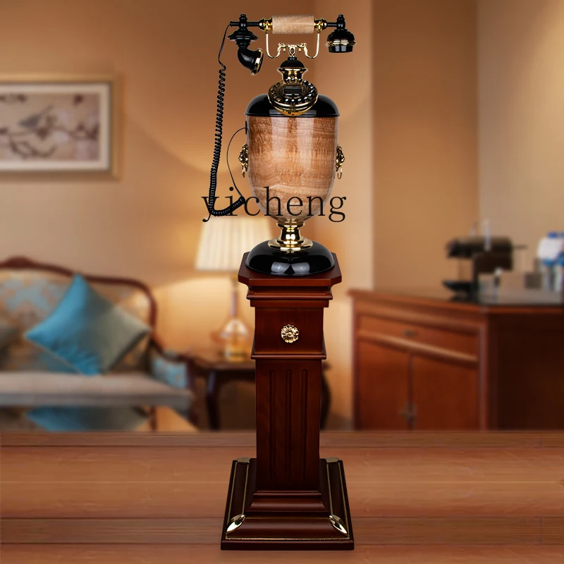 YFY  floor-to-ceiling American antique telephone European fashion home fixed hall landline fixed retro ornament