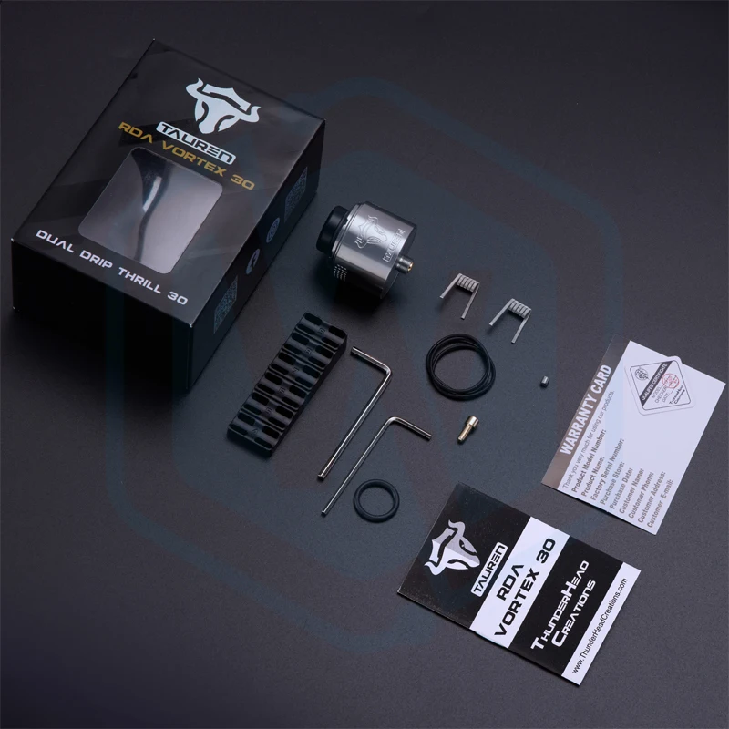 TAUREN RDA VORTEX 30 ThunderHead Creations atomizer tank for coils & atomizers - gallery image 2