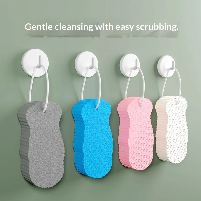 Household 3D Magic Exfoliating Sponge Children's Bath Sponge Body Peeling Dead Skin Exfoliating Massager Cleaning Bath Brush