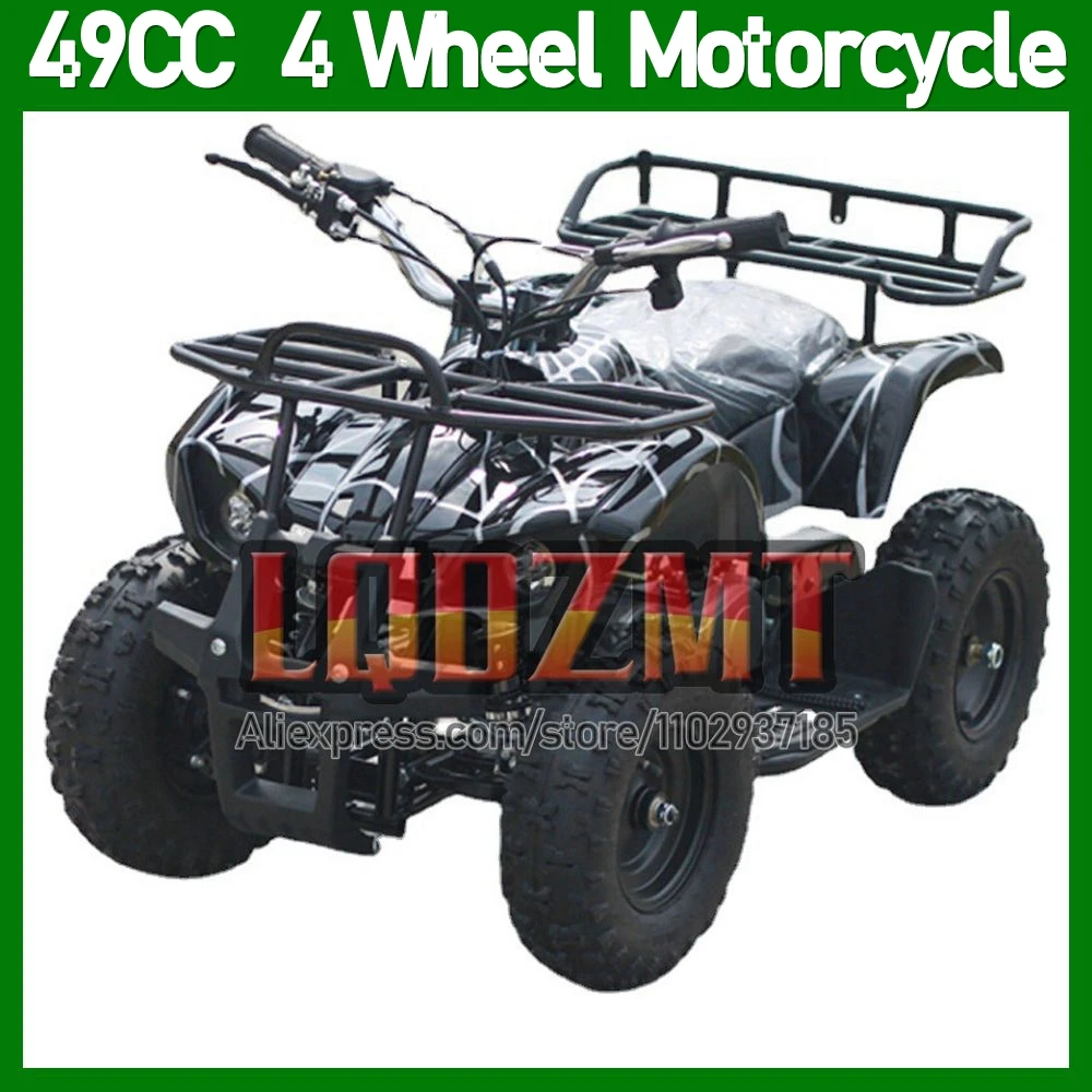 ATV Off-road Superbike Child Mini Motorcycle Gasoline MOTO Bikes 49CC 2-Stroke 4-Wheel Go Kart Frames Quad ATVS Amusement Rides