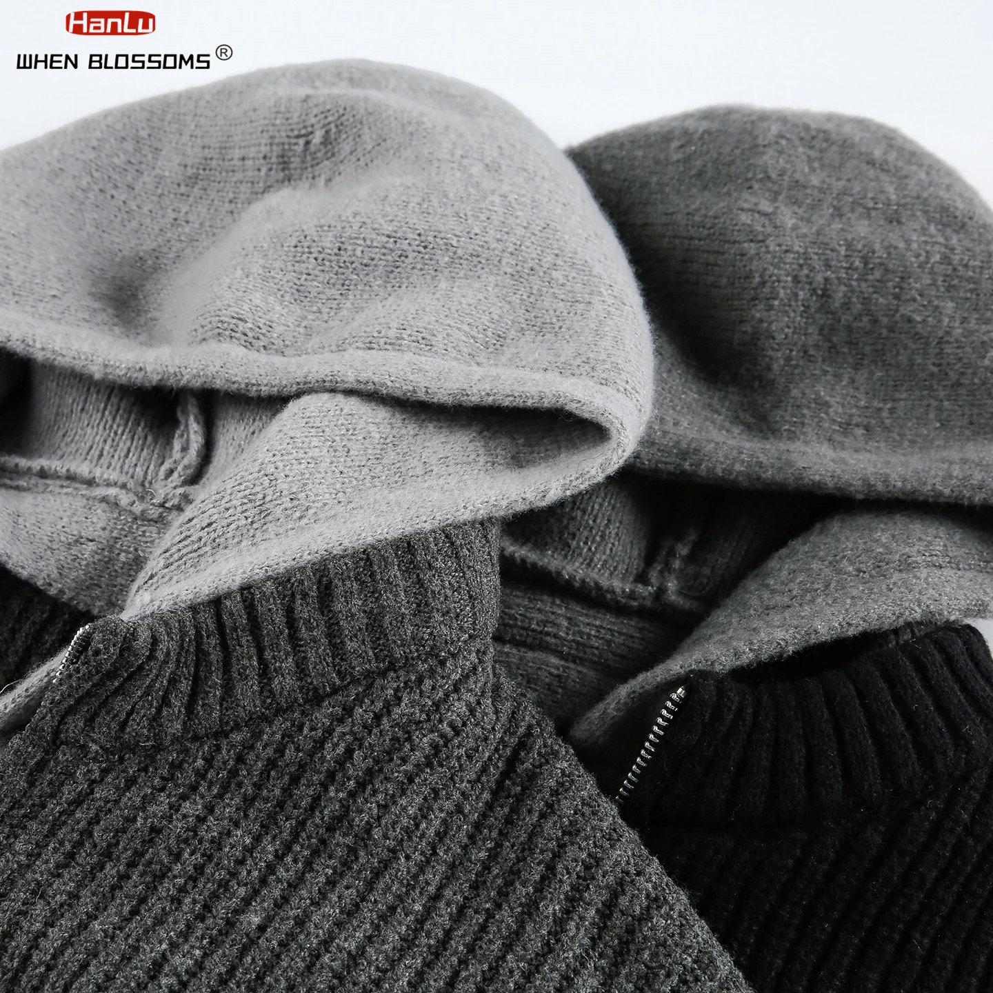 2025 Unisex Faux Shearling Hooded Cardigan Two-in-One Pullover Oversized Couple Lazy Style Vintage Knit Coat