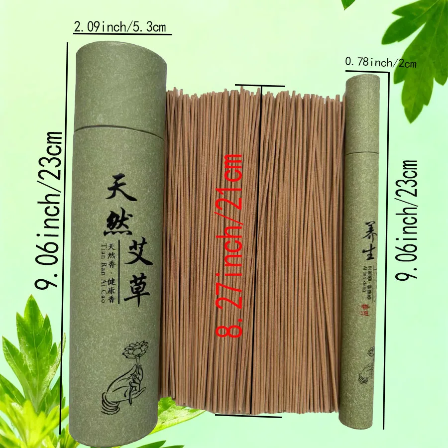 Green Ai Cao Incense Stick - Available in Two Packaging Options - Experience and Standard, Providing You with Different Choices