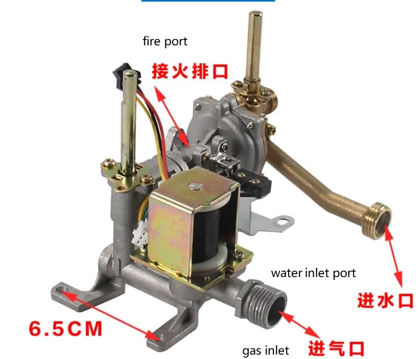 Gas Water Heater Parts Assembly Gas and Water Valve 6L