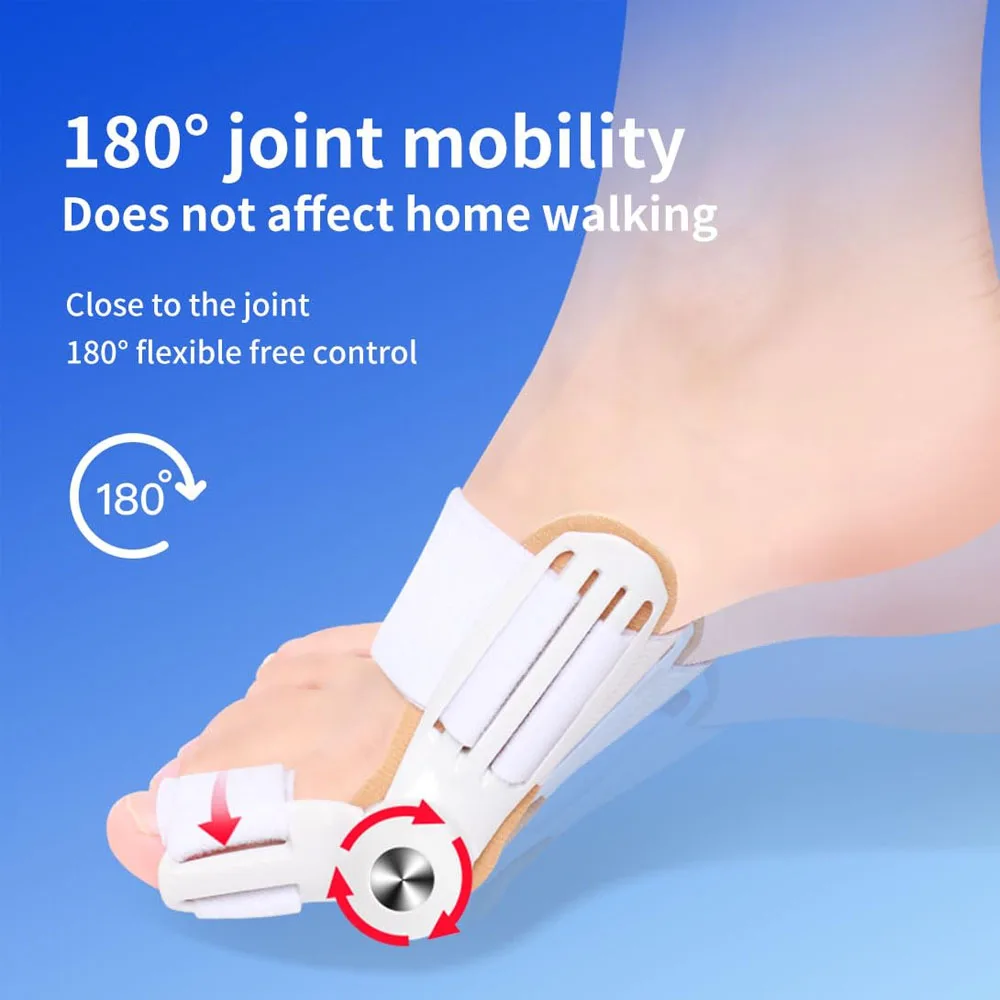 1/2 قطعة كبير العظام تو جبيرة ورم مستقيم مصحح القدم للأقدام الرعاية أروح حامي لتخفيف الآلام أدوات العناية بالقدم #3