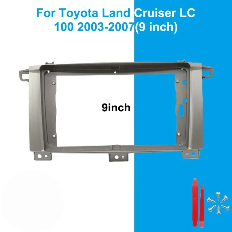 

Рамка-панель для автомагнитолы 2DIN Android для Toyota Land Cruiser LC100 2003-2007