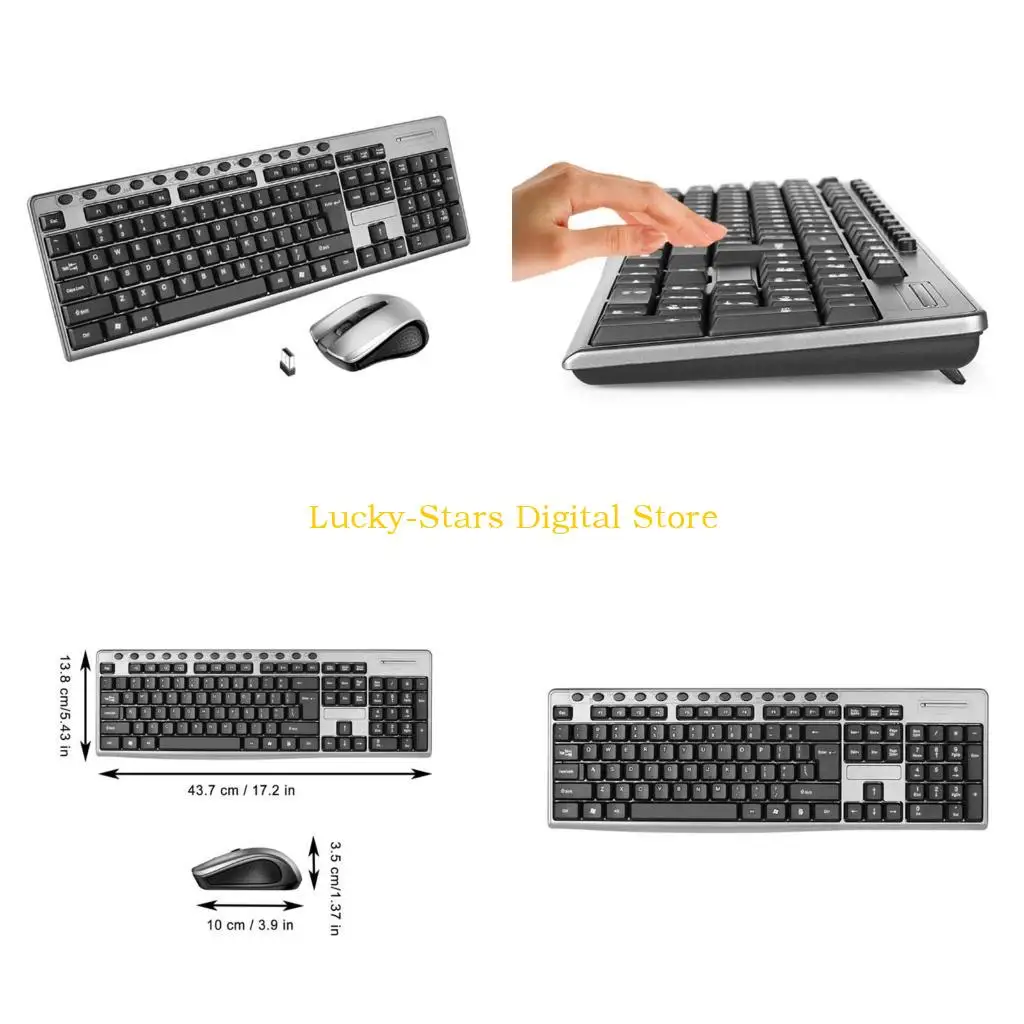 

Portable Mini Mini Mini Keyboard Mouse Combo Set для ноутбука ноутбука настольный компьютер
