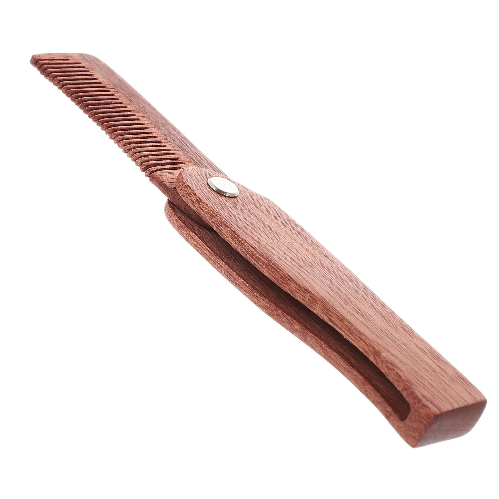 Beard Comb Hair Accessory Pocket Supply Portable Household Combs Wooden Mustache Fold