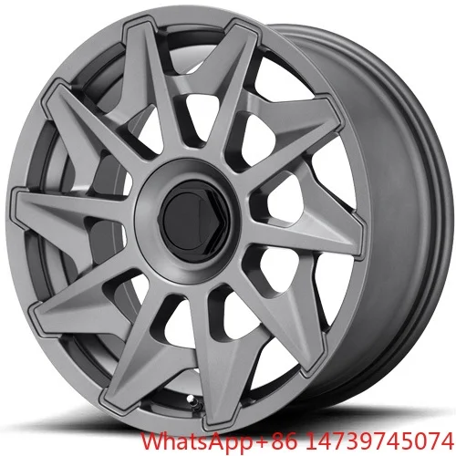 Premium Spiral High-performance Aluminum Alloy Wheels Matt Black/white/Grey Casting/Forged Wheels Wholesale/Retail/Customization