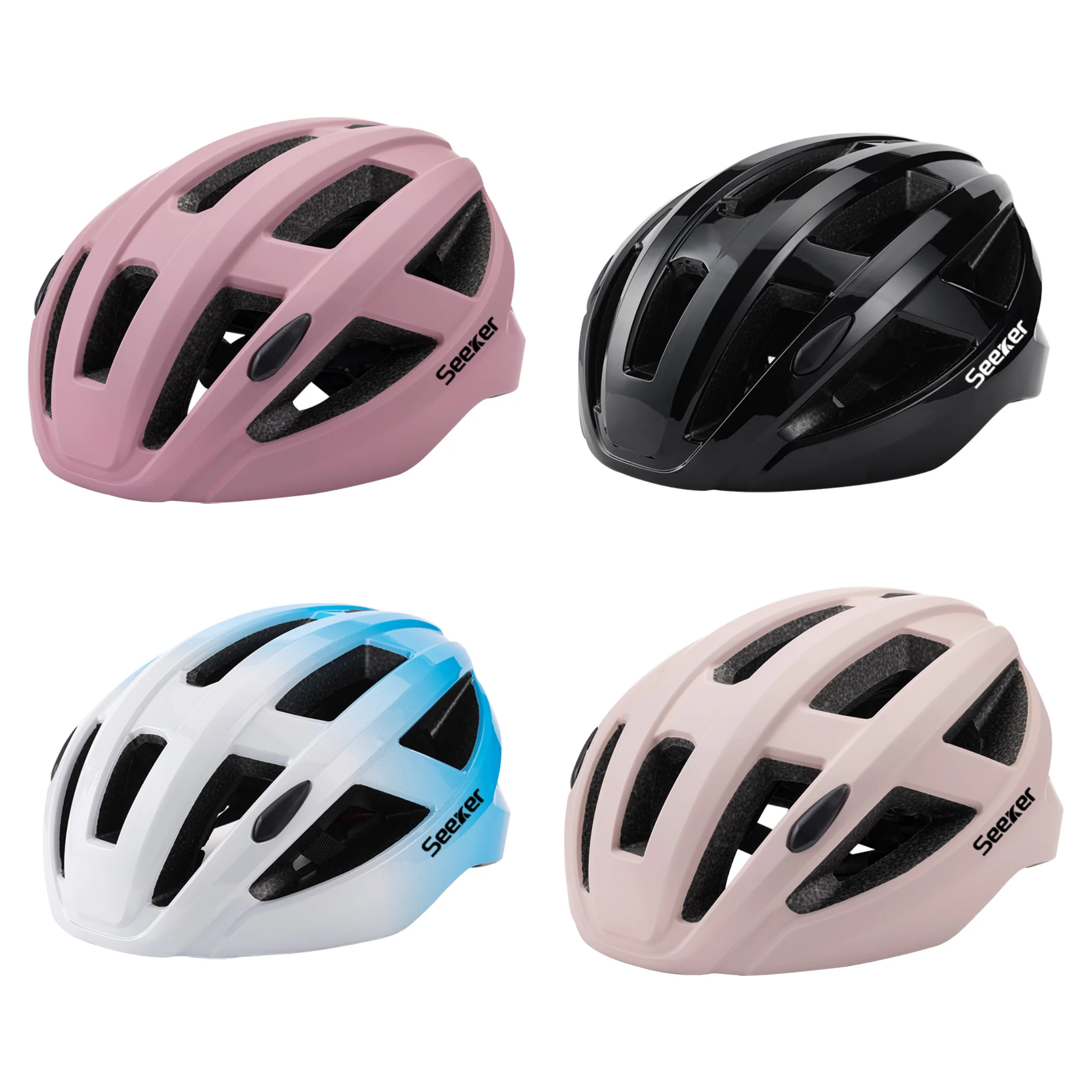 Seeker Bicycle Helmet Adult Men And Women Road Bicycle Hard Hat Outdoor Sports Cycling Half Helmet Adult Protective Helmet