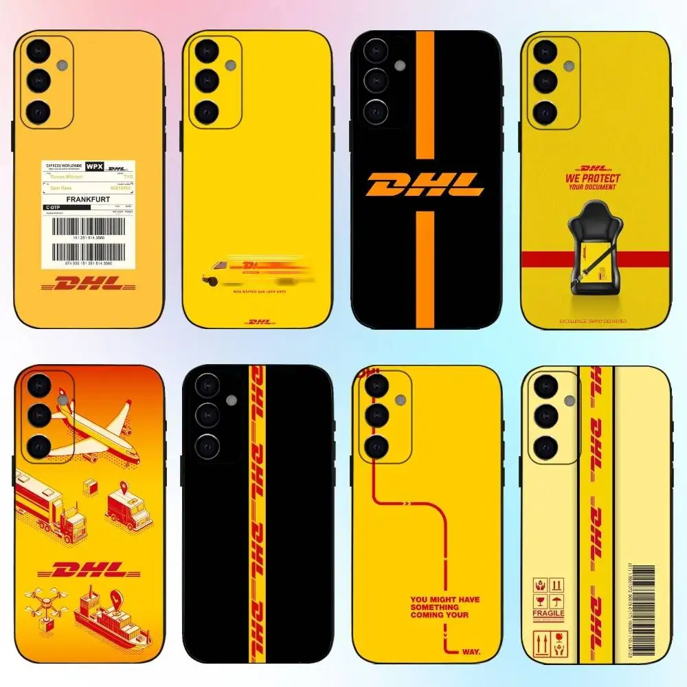 

Brand DHL Phone Case For Samsung Galaxy A73,A72,A71,A70,A53,A52,A51,Others Soft Black Cover