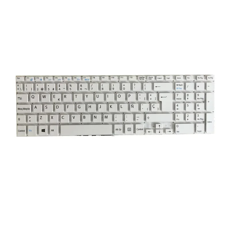 Spanish Laptop Keyboard for SONY Vaio SVF152 SVF153 SVF1541 SVF1521K1EB svf1521p1r SVF152C29M SVF1521V6E white/black/silver
