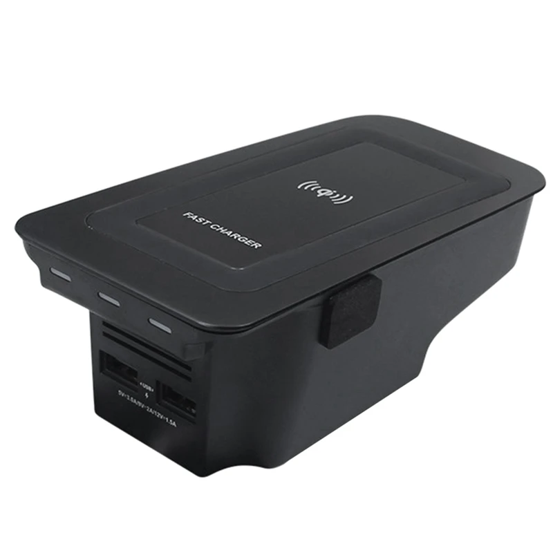 

Wireless Phone Charger On-Board Wireless Charging Board Induction Fast Charging Phone Holder For Volvo XC60 S90 V90 XC90 S60 V60