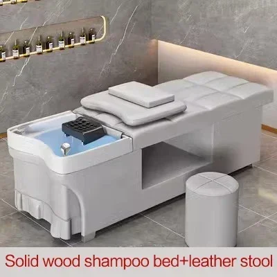 Head Spa Salon Chair Shampoo Hairdressing Beauty Salon Chair Shampoo Bed Wash Hair Salon Spa Chaise Coiffure  Furniture