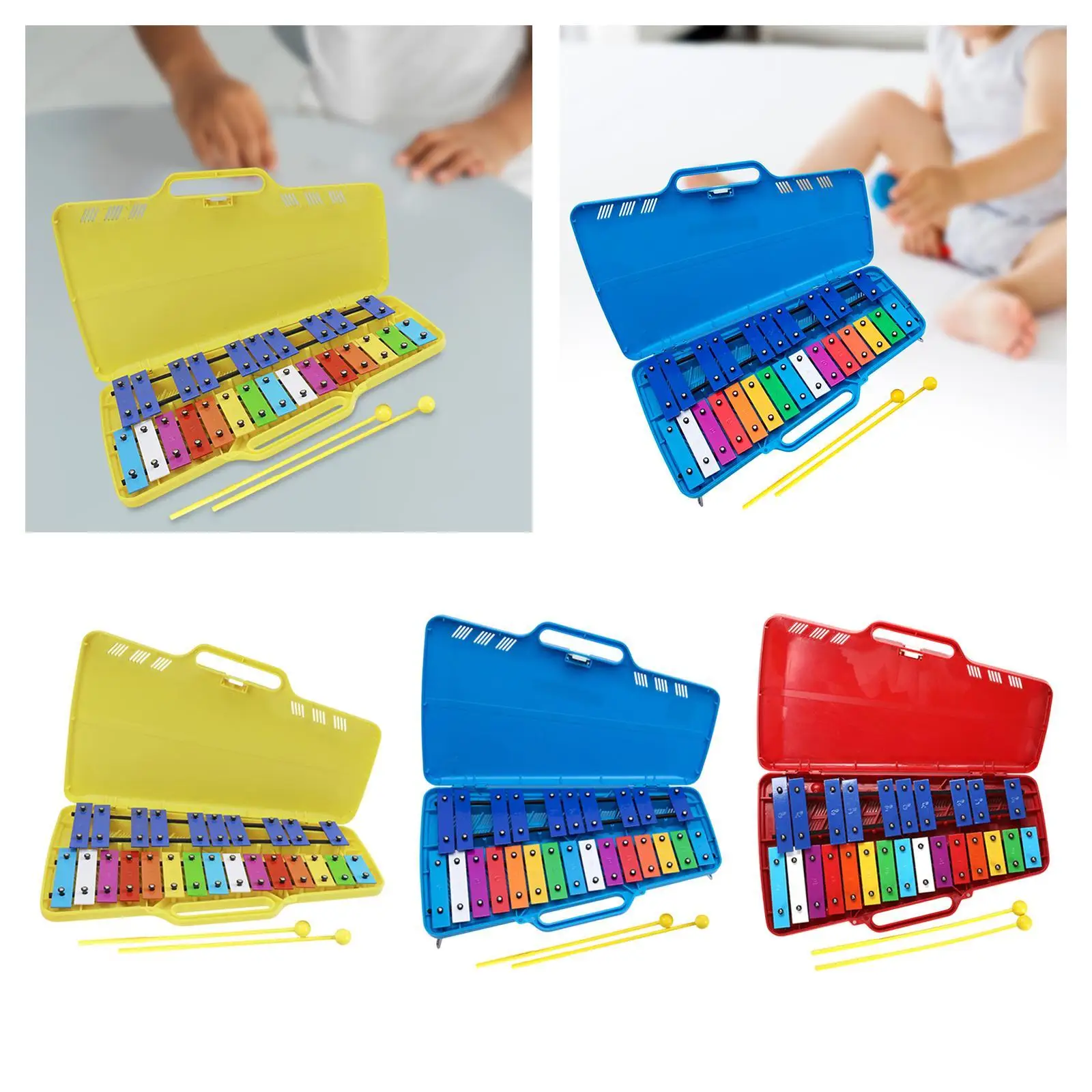 Kids Xylophone Instrument Educational Toy Hand Percussion Educational Music Toy Kids Musical Instrument for Preschool