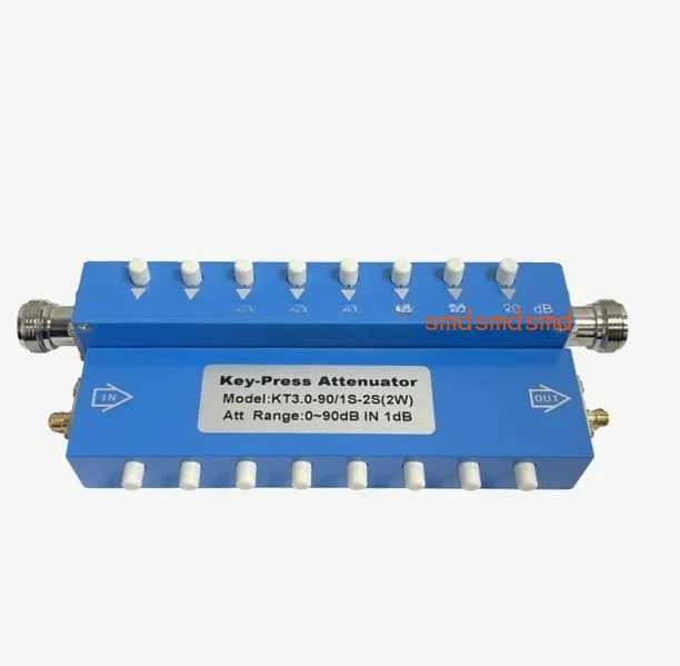 SMA N Type Adjustable Attenuator 3G 4G Key RF Signal 1dB Step Attenuator