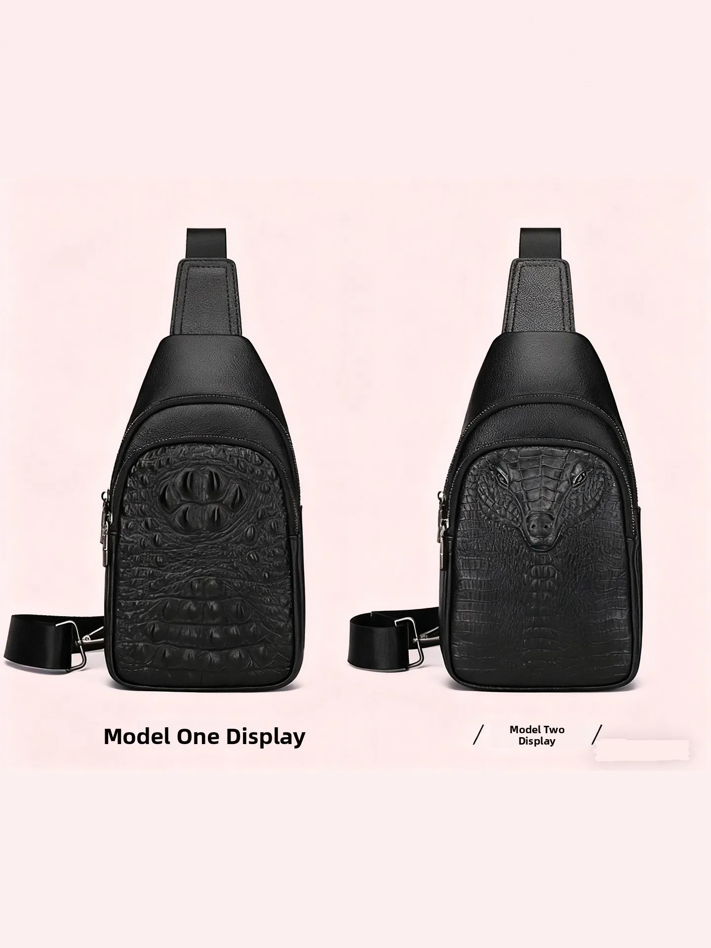 bhj-men's-genuine-leather-crossbody-bag-new-crocodile-pattern-single-shoulder-bag-casual-fashion-black-chest-bag-for-men