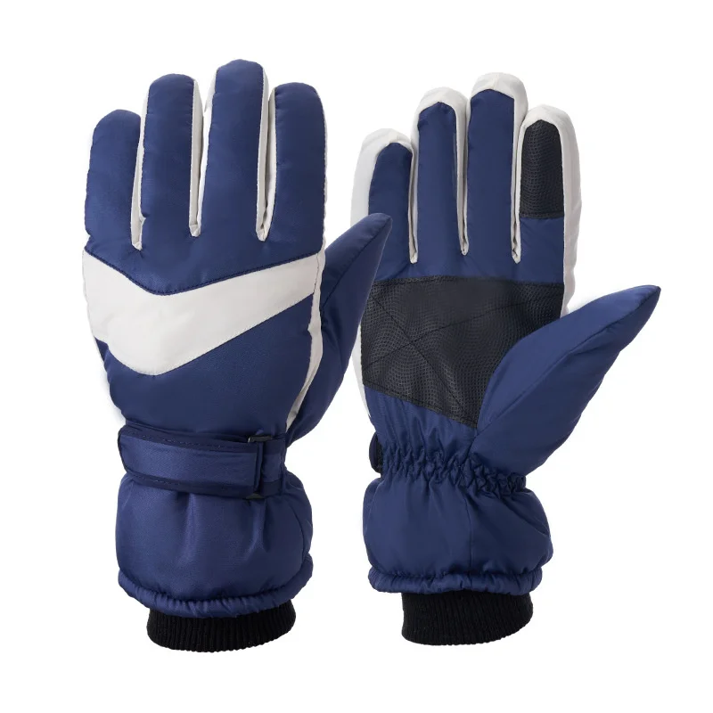 Winter Ski Gloves For Adults - Thermal Fleece Lined, Waterproof, Touchscreen Compatible For Outdoor Sports & E-Bike Riding