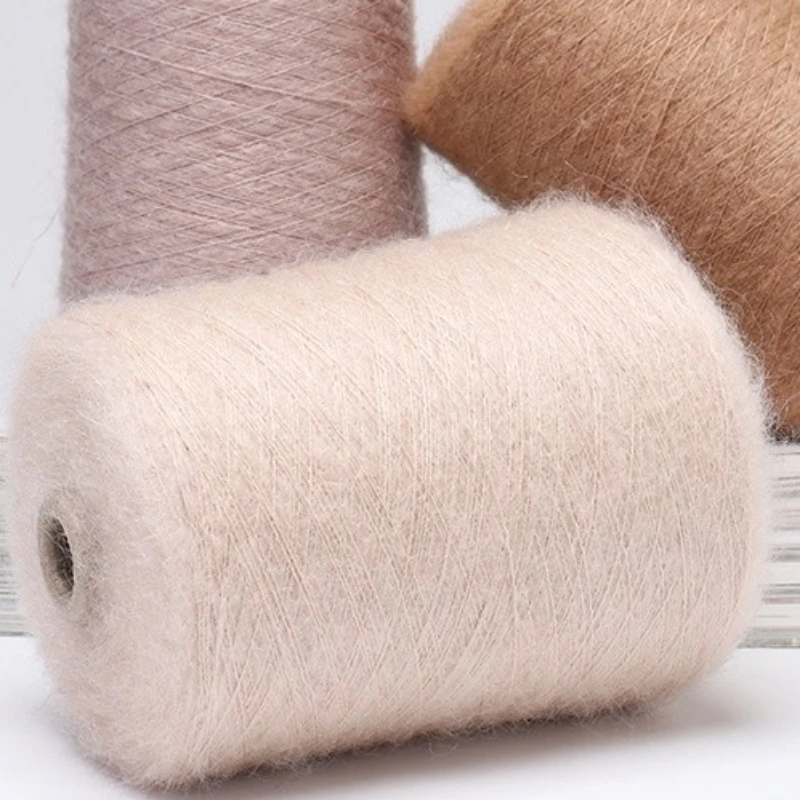 500g real silk mohair yarn, fine handmade DIY weaving, wiring, scarf, shawl, sweater thread