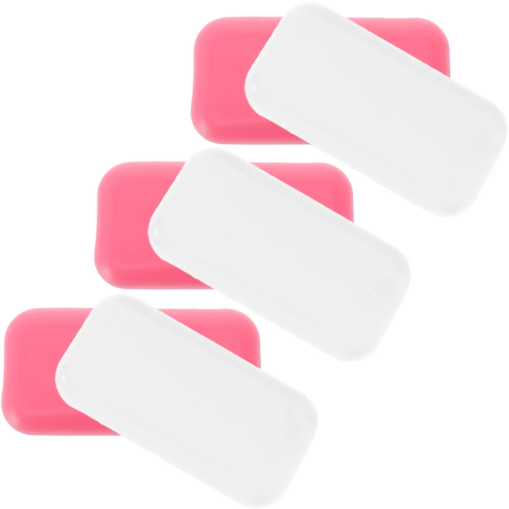 Almofadas de enxerto de cílios de silicone, 6 peças, almofadas de testa, suporte de cílios postiços, reutilizáveis, suprimentos de extensão de cílios confortáveis