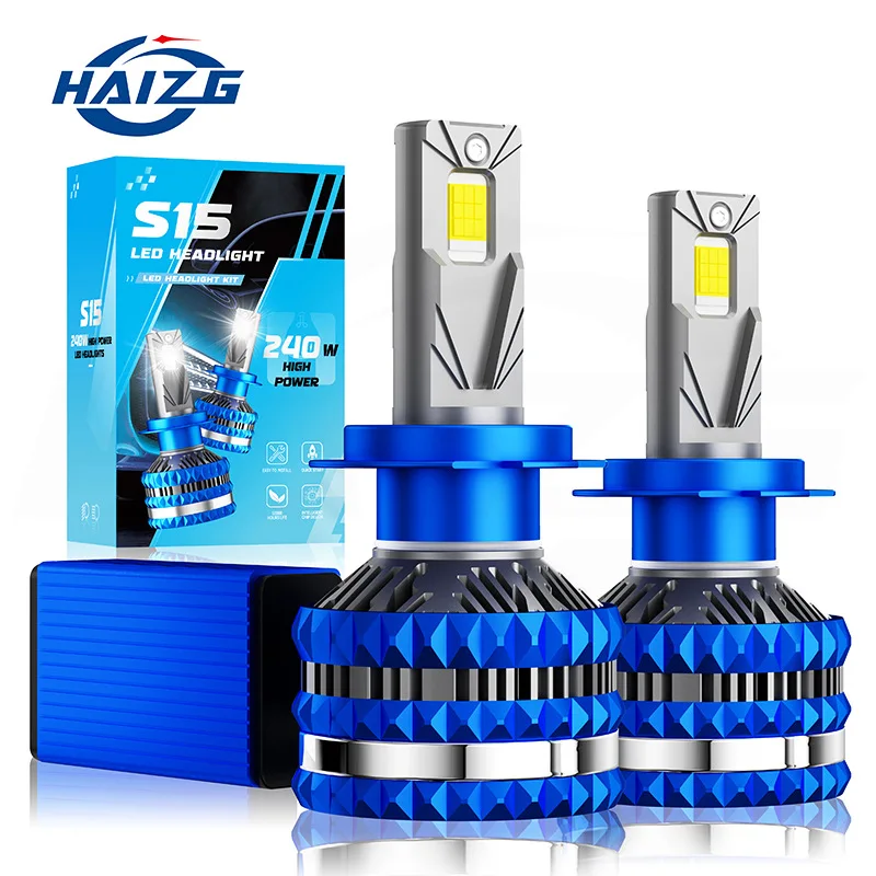 HAIZG NewS15CarledHeadlight240WHigh-Power High-Concentration Super-Strong DecodingH7 H4Far and near Light